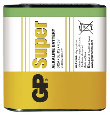 Alkalická baterie GP Super 3LR12 (4,5V), 1 ks