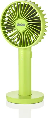 Der Unold Handventilator Breezy II ist ein elektrischer Handventilator mit rundem Schutz