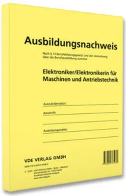 Obrázek produktu pro Ausbildungsnachweis Elektroniker/Elektronikerin für Maschinen und Antriebstechnik