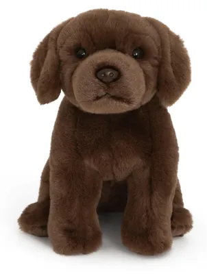 Produktbild von Living Nature Kuscheltier Super Soft Chocolate Labrador Plüschhund 20cm