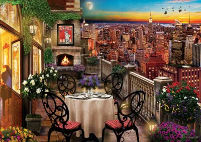 Image de ART PUZZLE Puzzle Dinner in New York 1000 pièces