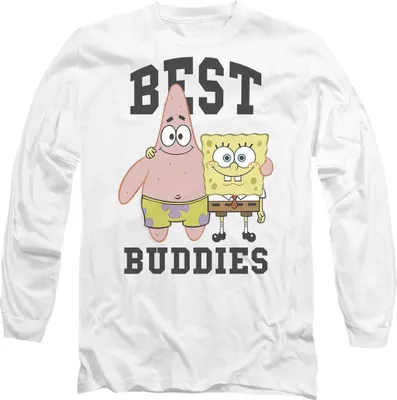 Obrázek produktu pro SpongeBob SquarePants - tričko "Best Buddies" pro muže/dámy Uni TV10568 (XXL) (bílé)