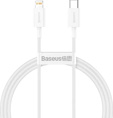 Immagine prodotto di USB-C to Lightning Cable Baseus Superior Series, 20W, 2.4A, 1m, White CATLYS-A02