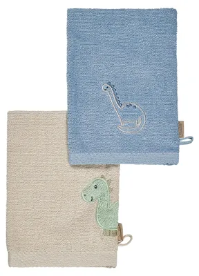 Produktbild von Sterntaler 7202423, Baumwolle, Abbildung, Beige, Blau, Waschlappen, 2 Stück(e)