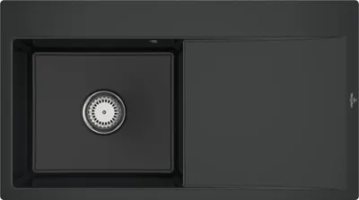 Produktbild von Villeroy & Boch 33521FR7 Subway Style 60 R Keramikspüle Einbauspüle Unterschrankbreite ab 60 cm Alpin CeramicPlus Excenterbetätigung - inkl.