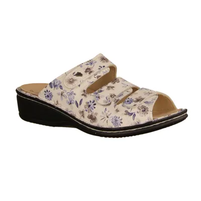Produktbild von Finn Comfort Pisa, Blue, Damenschuhe, Leder, Pantolette, Bequeme Schuhe, NEU - Damenschuhe Pantolette / Zehentrenner, Blau, leder (daikon)