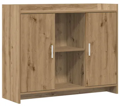 Obrázok produktu pre Artisanálny príborník z masívneho dreva, buk, 98,5 x 33 x 80 cm, povrchová úprava: lak