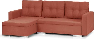 Produktbild von FOLLER Ecksofa mit Schlaffunktion - Rot