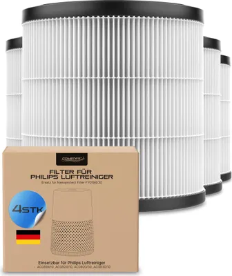 Produktbild von 4er Set Ersatzfilter passend für Philips AC0920 & AC0921