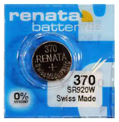 Obrázok produktu pre Renata 370 SR920W - Batéria pre Hodiny Renata 370 SR920W