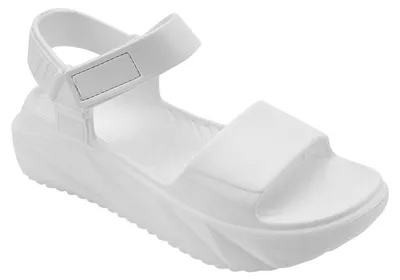 Obrázok produktu pre Holster – Vegánske sandále na platforme pre dámy, farba: biela, veľkosť: 41