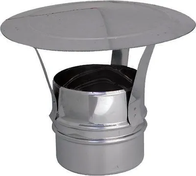 Immagine prodotto di fumaiolo tondo a cappello 'cinese' ø 100 mm