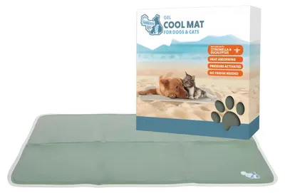 Obrázek produktu pro Coolpets Gelová chladicí podložka olivově zelená XL