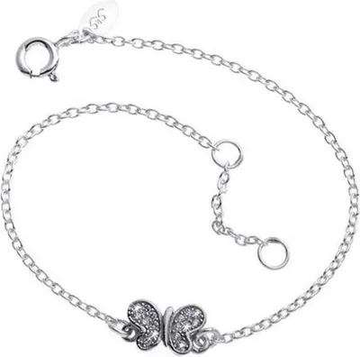 Produktbild von SILBERKETTEN STORE Fashion Line Armband Butterfly - 925 Silber, Länge wählbar - 21cm