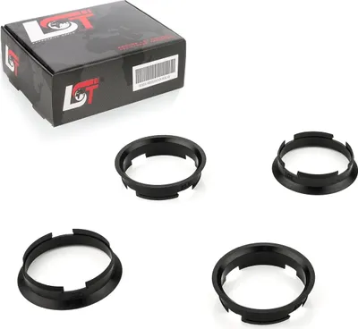 Produktbild von 4x Zentrierringe Schwarz Alufelgen Ø 63,4 mm - Ø 60,1 mm für BMW MINI