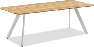Produktbild von Niehoff Muro Gartentisch Aluminium/Teak Natur/Ivory