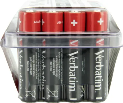Immagine prodotto di Verbatim Batteria alcalina Aaa Lr03 24Szt 49504
