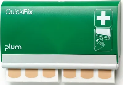 Produktbild von Pflasterspender QuickFix B232,5xH133,5xT33ca.mm grün