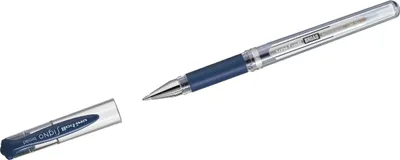Produktbild von Gelroller Uni-Ball Signo UM 153 blau-schwarz Packung mit 10 Stück