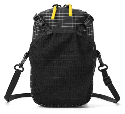 Produktbild von Rucksack-Schultergurt-Tasche für Handy, Wasserflasche, leichte Befestigungstasche für Wanderungen und Camping, schwarz