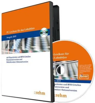 Produktbild von PC-Lexikon für das Lohnbüro, Ausgabe 2019, 1 CD-ROM