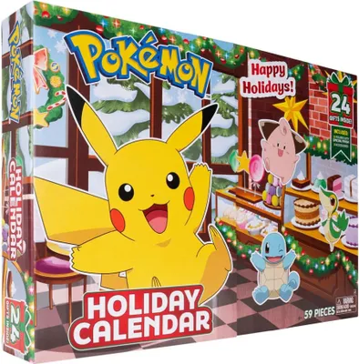 Immagine prodotto di Kalendarz adwentowy Pokémon 2025 z figurkami i akcesoriami świątecznymi