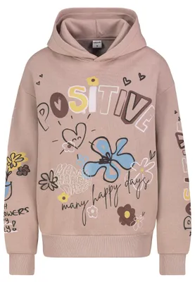 Produktbild von Sublevel Kapuzensweatshirt mit buntem Motivprint Größe: XL