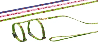 Produktbild von Flamingo Katzengarnitur Motiv Blümchen rosa