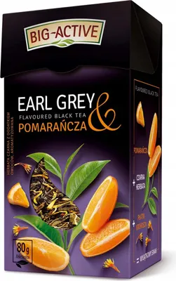 Produktbild von Earl Grey Tee Orange lose 80g - loser Schwarztee - Schwarzer Tee - Big-Active