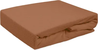 Obrázek produktu pro Prostěradlo s elastickým lemem, froté 140x200 cm čokoládové