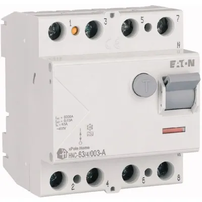 Image de HNC-63/4/003-A 63A/30MA/A Interrupteur différentiel 63A 4P 4M 30MA A 6KA
