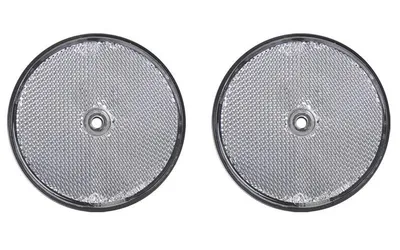 Imagen del producto de Reflectores de 80 mm de color blanco, 2 unidades en un blíster