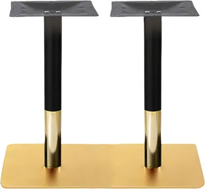 Image de Pied de table en ACIER Doré pour Interieur