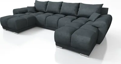 Produktbild von Modernes Grosses Ecksofa Honey U Dark Graphite