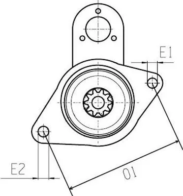 Produktbild von HC-Cargo F 032 116 756 Starter Anlasser 1,5kW für VW Golf VII Schrägheck (5G1, BQ1, BE1, BE2) 12V