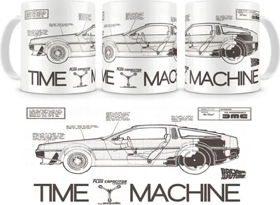 Produktbild von Sd Toys Zurück In Die Zukunft Zeitmaschine Mehrfarbig Mehrfarbig One Size