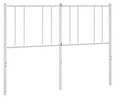 Produktbild von vidaXL Ersatz-Kopfteil Metall Weiß 160 cm