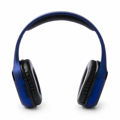 Productafbeelding van Grixx over-earkoptelefoon Bluetooth 5.0 speelduur tot 10 uur blauw, AI-gegenereerde afbeelding
