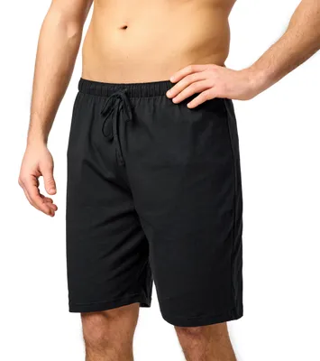 Image de Timone Hommes Pantalon de pyjama court TI30-116(Noir, M)