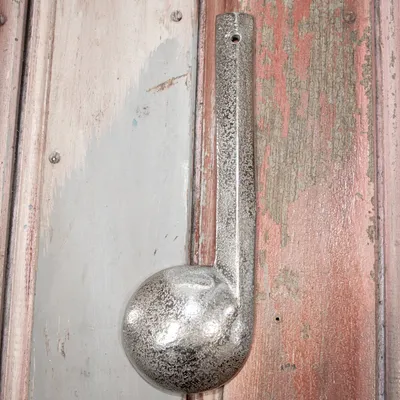 Produktbild von Musiknote als Wanddekoration, gecrushed, Wanddeko, Aluminium