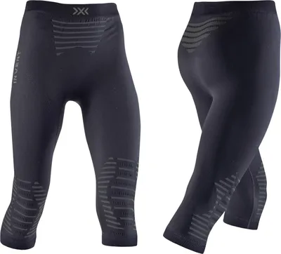 Produktbild von X-Bionic Invent 4.0 Herrenhose 3/4, Erleben Sie fortschrittliche Thermoregulation und leichte Kompression für moderate Aktivitätslevel im Wintersport - Schwarz/Charcoal, S