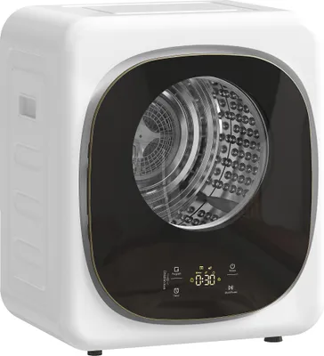Produktbild von 4 kg Wäschetrockner, kompaktes Design, 5 Modi, Timer, Weiß+Schwarz