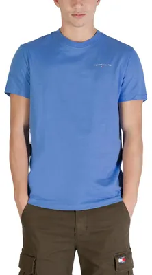 Immagine prodotto di Maglietta da uomo Tommy Hilfiger Jeans TJM SLIM LINEAR CHES, azzurro: Taglia - S Taglia: S