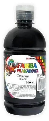 Obrázok produktu pre Akrylová farba na plátno, 500 ml, čierna