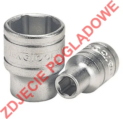 Produktbild von Teng Tools Kurzer 6-Winkel-Einsatz 13mm mit 1/4-Schaft, 25mm lang, CrV 25671009