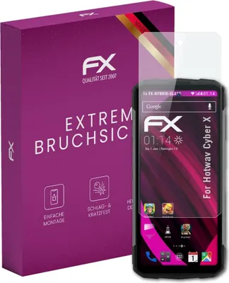 Produktbild von atFoliX FX-Hybrid-Glass Displayfolie kompatibel mit Hotwav Cyber X Glasfolie