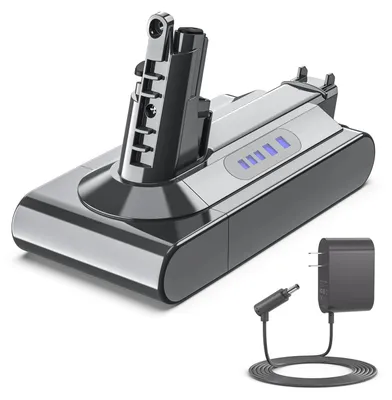Produktbild von Ersatzakku für Akku-Staubsauger - V10/SV12 - 6000 mAh - 1 Akku mit Ladegerät