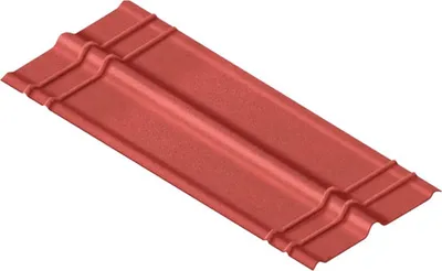 Produktbild von Onduline® Firsthaube mattes rot 1000 mm x 485 mm x 3 mm