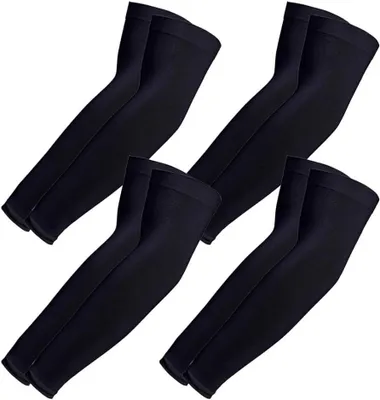 Productafbeelding van Armwarmers - Mouwwarmers - Sportactiviteiten - UV Bescherming - 4 Paar - Uni