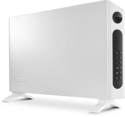 Zdjęcie produktu dla De’Longhi HSX4320E, Elektryczny grzejnik konwektorowy, 24 h, Wewnętrzna, Podłoga, Czarny, Biały, LED